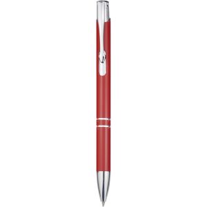Moneta Druckkugelschreiber aus Aluminium, rot