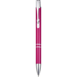 Moneta Druckkugelschreiber aus Aluminium, magenta