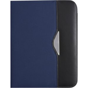 Dokumentenmappe aus Polyester/Kunstleder Ivo, Blau
