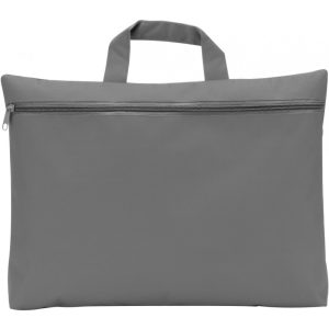 Dokumententasche aus Polyester Elfrieda, Grau