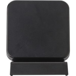 Drahtloses Ladegerät aus Kunststoff James, Schwarz