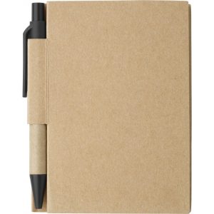 Notizbuch aus Karton Cooper, Schwarz