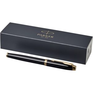 Parker IM Füllfederhalter, schwarz, gold