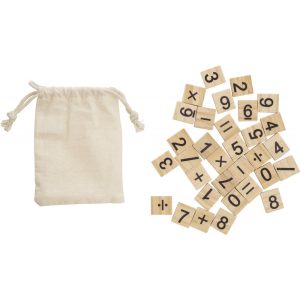 Pinienholz Lernspielset Ezekiel, Braun