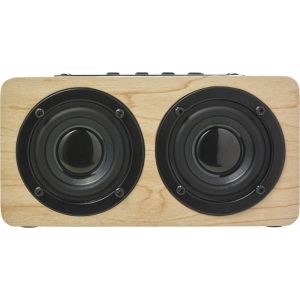 Wireless Lautsprecher aus Holz Adrienne, Braun