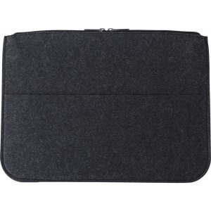 rPET Laptop-Tasche Emilia aus Filz, dunkelgrau